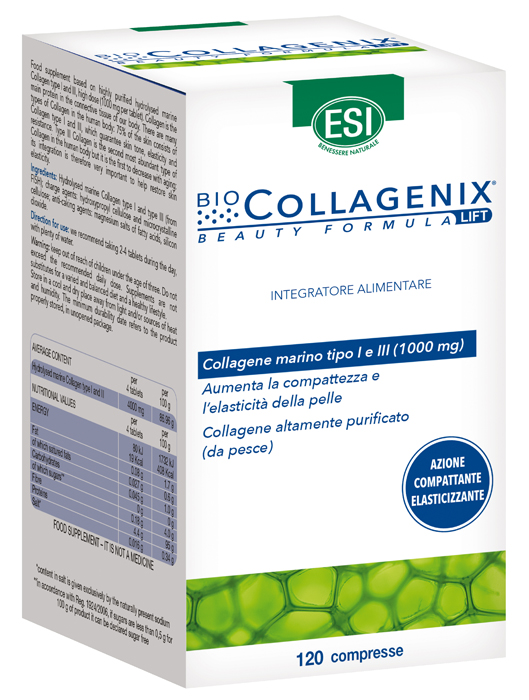 ESI BIOCOLLAGENIX 120 COMPRESSE - Speedyfarma.it