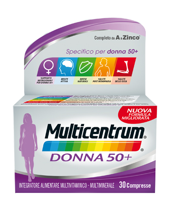 MULTICENTRUM DONNA 50+ 60 COMPRESSE - Speedyfarma.it