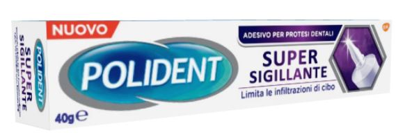 POLIDENT SUPER TENUTA+SIGILLANTE ADESIVO PROTESI DENTALE 40 G - Speedyfarma.it
