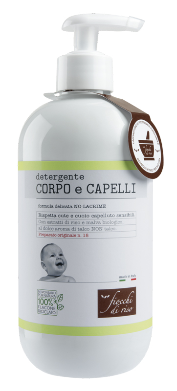 FIOCCHI DI RISO DETERGENTE CORPO/CAPELLI TALCO 400 ML - Speedyfarma.it