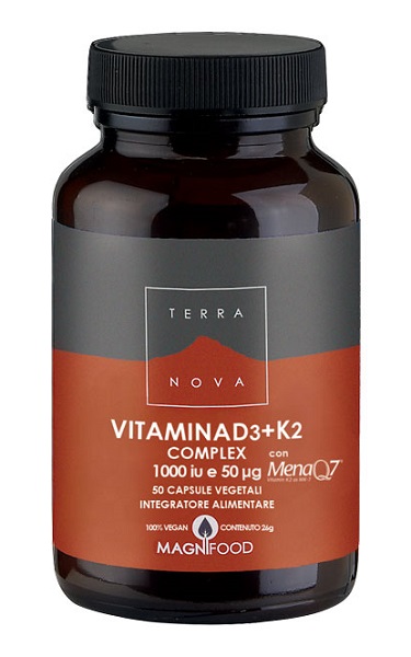 TERRANOVA VITAMINA D3 + K2 50 CAPSULE - Speedyfarma.it