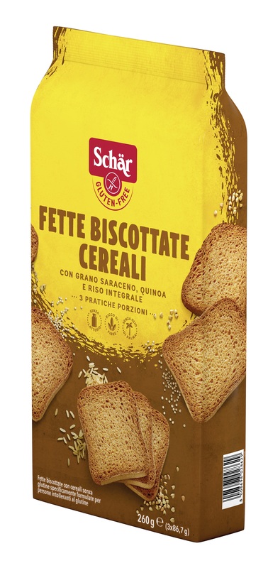 SCHAR FETTE BISCOTTATE AI CEREALI 260 G - Speedyfarma.it