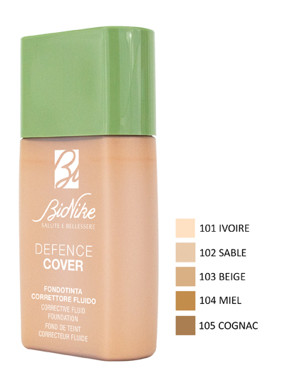 DEFENCE COVER FONDOTINTA CORRETTORE FLUIDO 104 40 ML - Speedyfarma.it