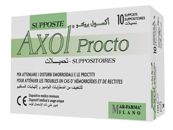 AXOL PROCTO 10 SUPPOSTE X 2 G - Speedyfarma.it