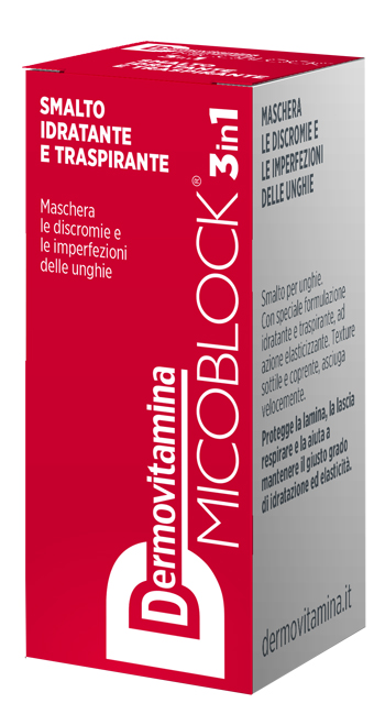 DERMOVITAMINA MICOBLOCK 3 IN 1 SMALTO IDRATANTE E TRASPIRANTE ROSSO 5 ML - Speedyfarma.it