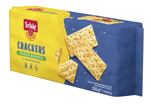 SCHAR CRACKERS SENZA LATTOSIO PACCO SCORTA 10 MONOPORZIONI DA 35 G - Speedyfarma.it