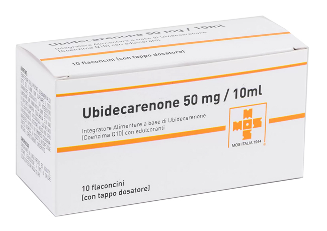 UBIDECARENONE 50MG/10ML POLVERE E SOLVENTE PER SOSPENSIONE ORALE 10 FLACONCINI - Speedyfarma.it