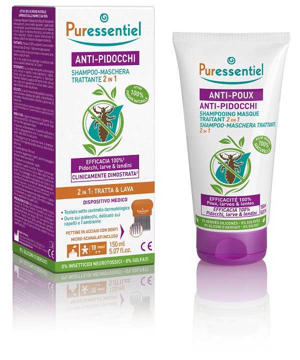 PURESSENTIEL SHAMPOO TRATTANTE ANTI-PIDOCCHI 150 ML - Speedyfarma.it