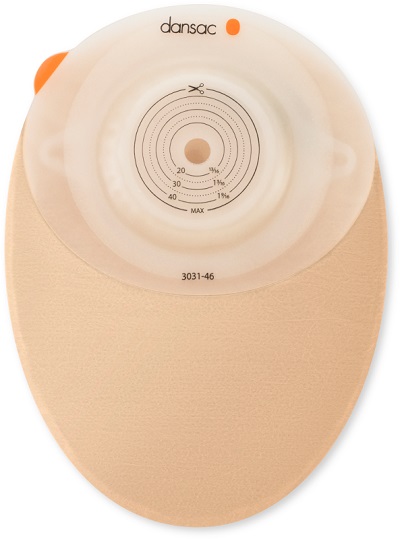 DANSAC NOVALIFE TRE 1 SACCA CHIUSA OPACA CONVEX MIDI PER COLOSTOMIA CON FINESTRA RITAGLIABILE 15-46 MM 430 ML 10 PEZZI - Speedyfarma.it