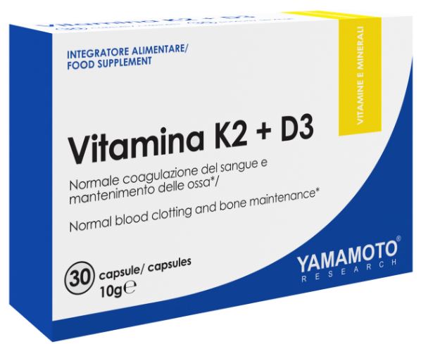 YAMAMOTO RESEARCH VITAMINA K2+D3 30 CAPSULE - Speedyfarma.it