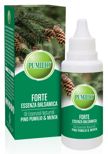 PUMILIO FORTE ESSENZA BALSAMICA OLI ESSENZIALI NATURALI PINO PUMILIO & MENTA 40 ML - Speedyfarma.it