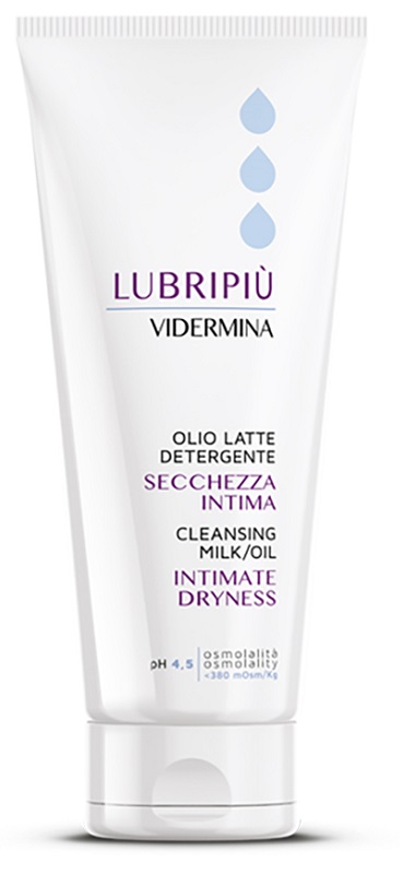 VIDERMINA LUBRIPIU' OLIO LATTE DETERGENTE SECCHEZZA INTIMA 200 ML - Speedyfarma.it