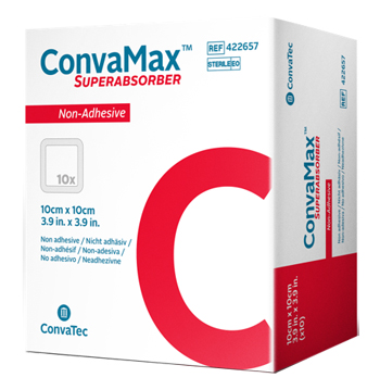 MEDICAZIONE AVANZATA CONVAMAX SUPERABSORBER NON-ADHESIVE 20 X 20 CM 10 PEZZI - Speedyfarma.it