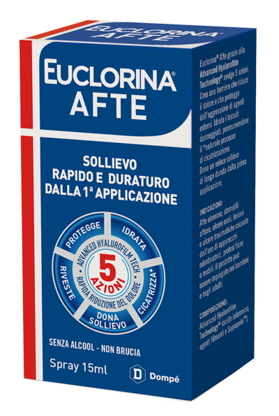 EUCLORINA AFTE SPRAY 15 ML - Speedyfarma.it