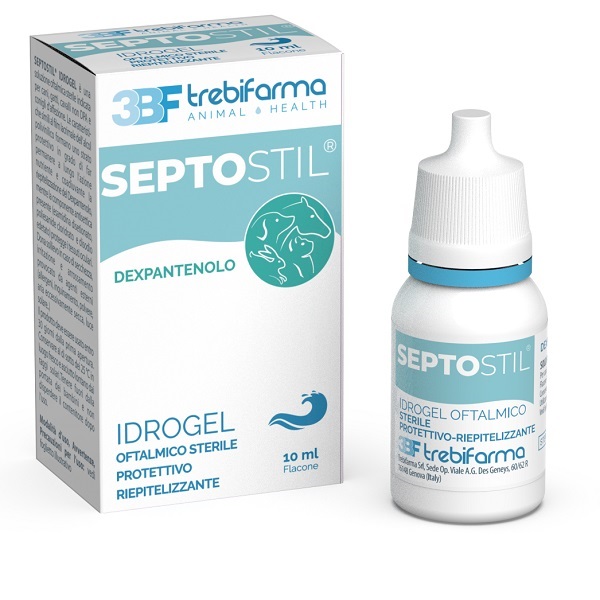 SEPTOSTIL SOLUZIONE OFTALMICA IDRATANTE EPITELIO PROTETTIVA LENITIVA LUBRIFICANTE PER CANI E GATTI 10 ML - Speedyfarma.it