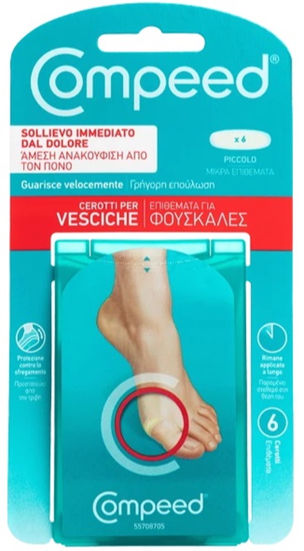 COMPEED CEROTTI PER VESCICHE PICCOLO 6 PEZZI - Speedyfarma.it