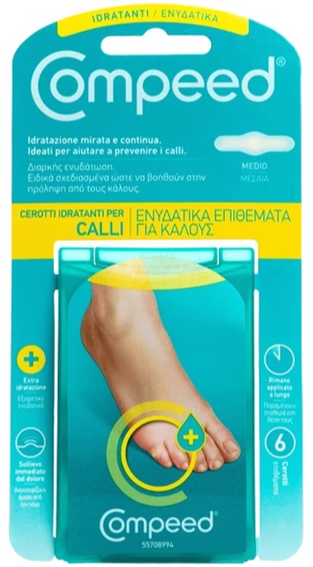 COMPEED CEROTTI PER CALLI IDRATANTI 6 PEZZI - Speedyfarma.it