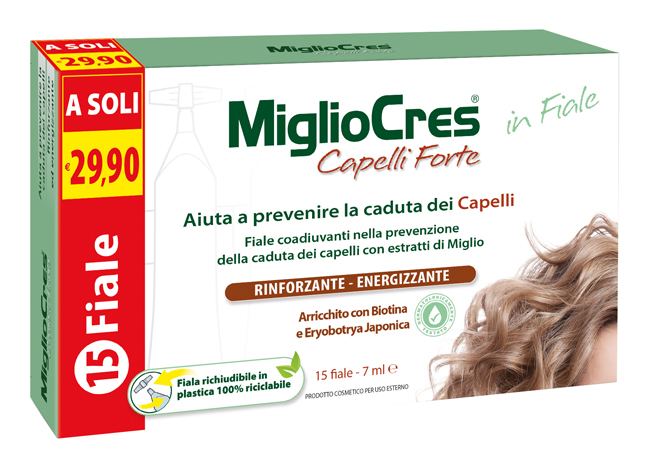 MIGLIOCRES FORTE 15 FIALE TRATTAMENTO DERMOCOSMETICO - Speedyfarma.it