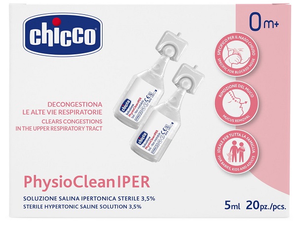 CHICCO SOLUZIONE HYPERTONIC 5 ML 20 PEZZI - Speedyfarma.it