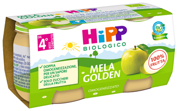 HIPP BIO OMOGENEIZZATO MELA GOLDEN 2 X 80 G - Speedyfarma.it