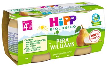 HIPP BIO OMOGENEIZZATO PERA WILLIAMS 2 X 80 G - Speedyfarma.it