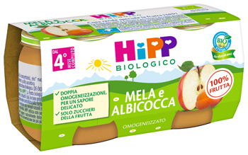 HIPP BIO OMOGENEIZZATO ALBICOCCA/MELA 2X80 G - Speedyfarma.it