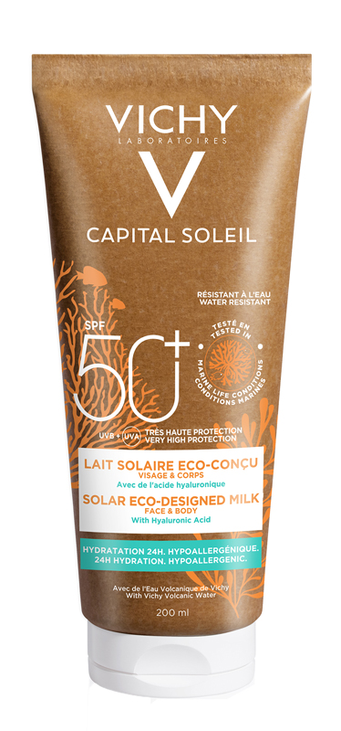 CAPITAL SOLEIL LATTE SOLARE ECO-SOSTENIBILE SPF50+ 200 ML - Speedyfarma.it