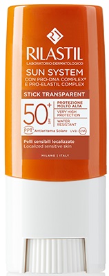 RILASTIL SUN SYSTEM PHOTO PROTECTION TERAPY SPF 50+ STICK TRASPARENTE 8,5 ML - Speedyfarma.it