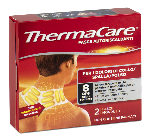 FASCE AUTORISCALDANTI A CALORE TERAPEUTICO THERMACARE COLLO/SPALLA/POLSO 2 PEZZI - Speedyfarma.it