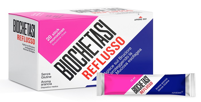 BIOCHETASI REFLUSSO 20 STICK AROMA ARANCIA - Speedyfarma.it