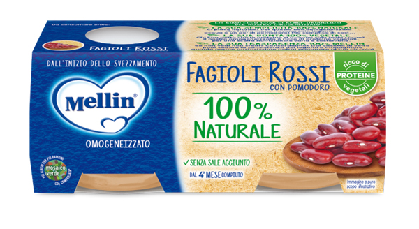 MELLIN OMOGENEIZZATO FAGIOLI ROSSI 2 X 80 G - Speedyfarma.it
