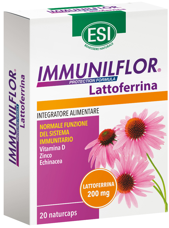 ESI IMMUNILFLOR LATTOFERRINA 20 NATURCAPS - Speedyfarma.it