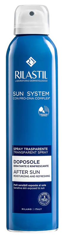RILASTIL SUN SYSTEM DOPOSOLE SPRAY TRASPARENTE DOPOSOLE IDRATANTE E RINFRESCANTE 200 ML - Speedyfarma.it