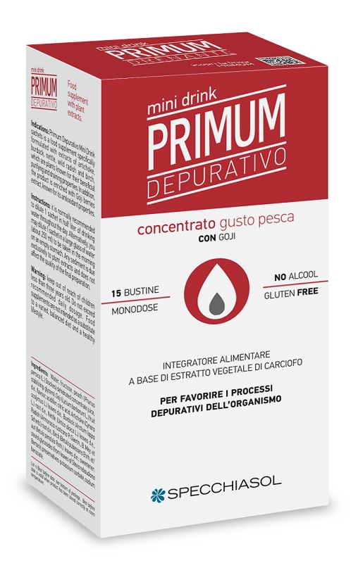 PRIMUM DEPURATIVO MINIDRINK PESCA 15 STICK DA 10 ML - Speedyfarma.it