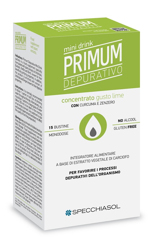 PRIMUM DEPURATIVO MINIDRINK LIME 15 STICK DA 10 ML - Speedyfarma.it