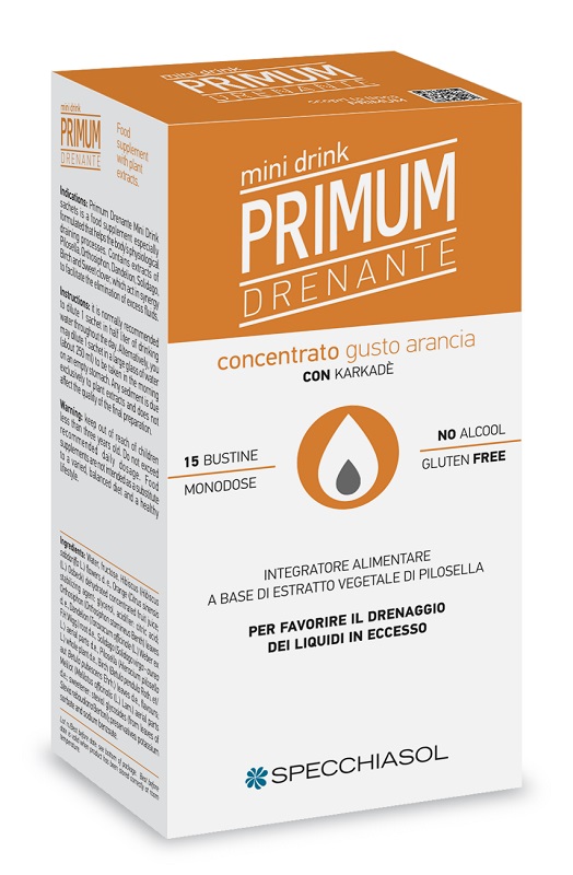 PRIMUM DRENANTE MINIDRINK ARANCIA 15 STICK DA 10 ML - Speedyfarma.it