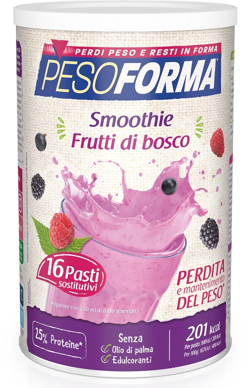 PESOFORMA SMOOTHIE FRUTTI BOSCO 436 G - Speedyfarma.it