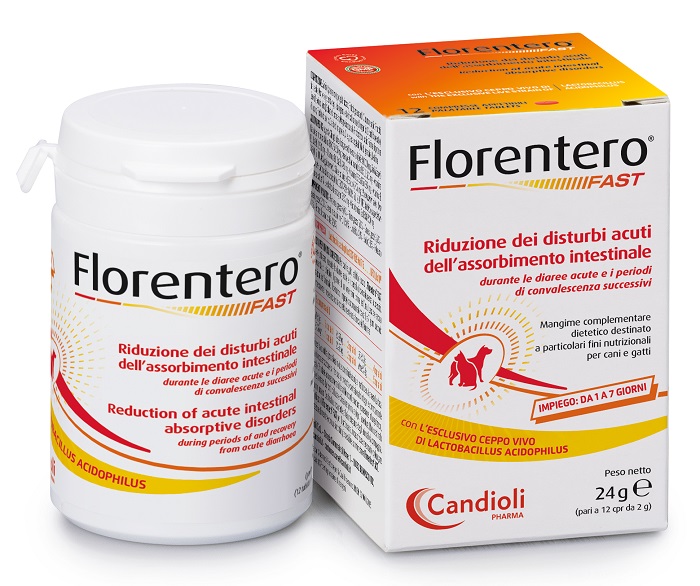 FLORENTERO FAST BARATTOLO DA 12 COMPRESSE APPETIBILI DA 2 G - Speedyfarma.it