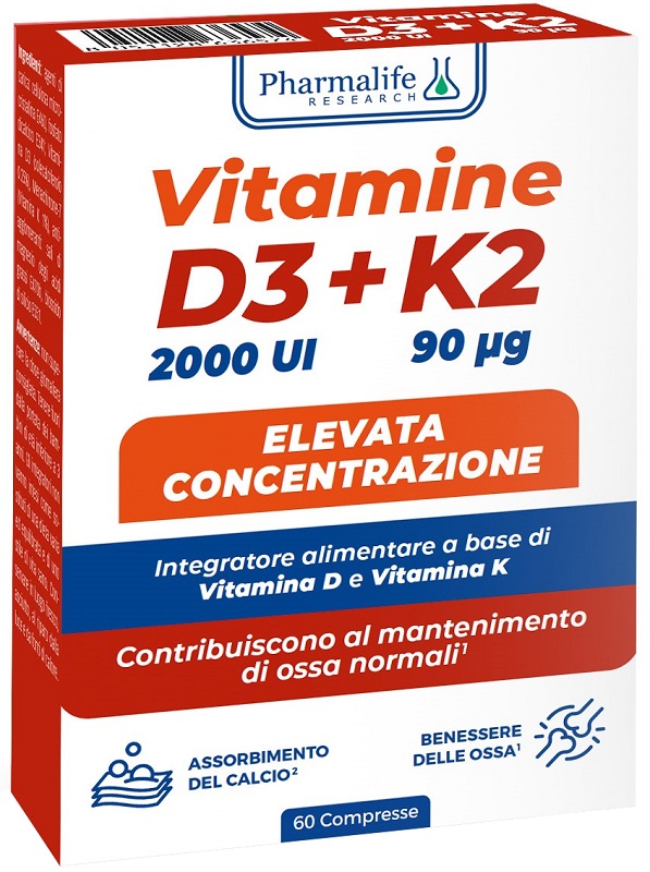 VITAMINE D3+K2 60 COMPRESSE - Speedyfarma.it