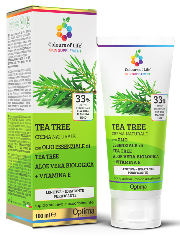 COLOURS OF LIFE SKIN SUPPLEMENT TEA TREE 33% 100 ML CREMA - Speedyfarma.it