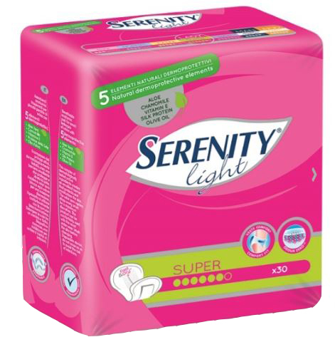 PANNOLONE PER INCONTINENZA SERENITY LIGHT LADY SUPER 12 PEZZI - Speedyfarma.it