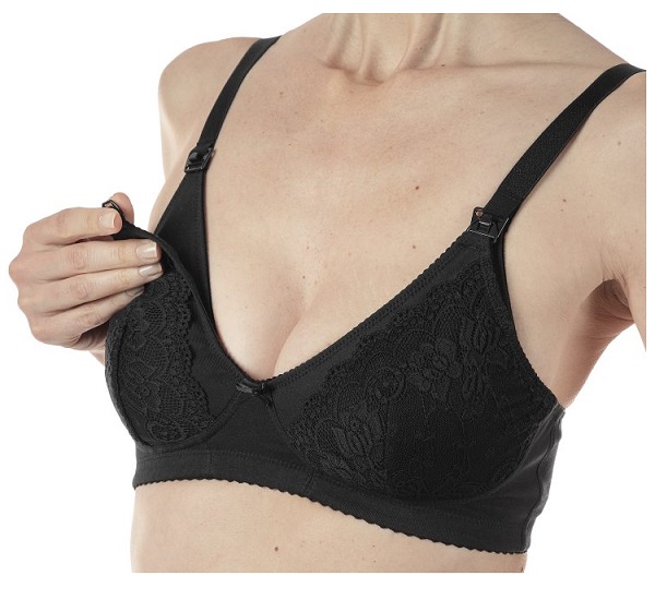 MAMMY REGGISENO COTONE ALLATTAMENTO BLACK 5D - Speedyfarma.it