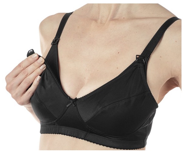MAMMY REGGISENO MICROFIBRA ALLATTAMENTO BLACK 3D - Speedyfarma.it