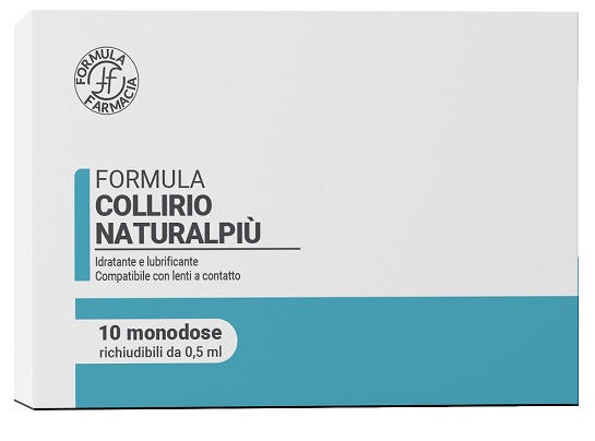 FORMULA COLLIRIO NATURAL PIU' SENZA CONSERVANTI 10 FLACONCINI DA 0,5 ML - Speedyfarma.it