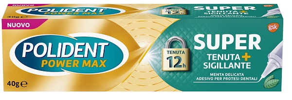 POLIDENT SUPER TENUTA+SIGILLANTE MENTA DELICATA ADESIVO PROTESI DENTALE 40 G - Speedyfarma.it