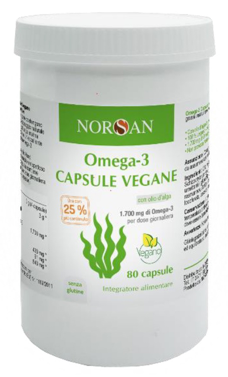 NORSAN OMEGA 3 VEGANO 80 CAPSULE - Speedyfarma.it