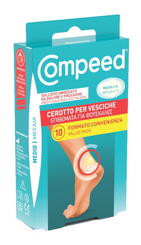 CEROTTI COMPEED PER VESCICHE MEDIO 10 PEZZI CARTON - Speedyfarma.it