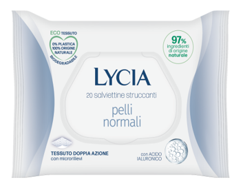 LYCIA SALVIETTINE STRUCCANTI PELLI NORMALI 20 PEZZI - Speedyfarma.it
