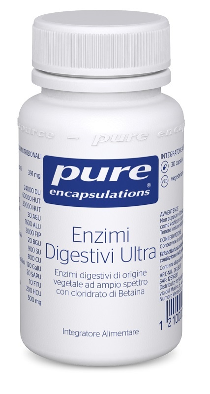 PURE ENCAPSULATIONS ENZIMI DIGESTIVI ULTRA 30 CAPSULE - Speedyfarma.it