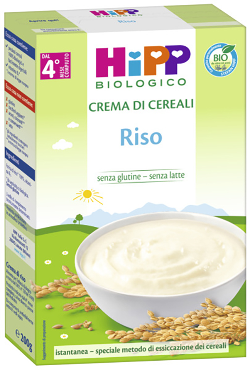 HIPP BIO CREMA CEREALI RISO 200 G - Speedyfarma.it